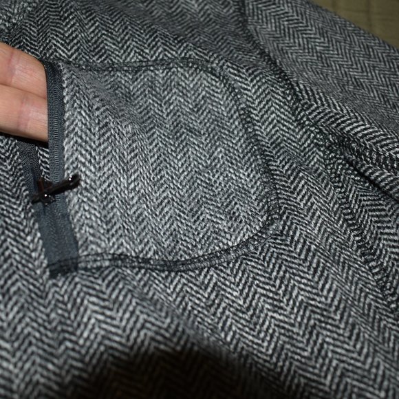 NWOT MARC NEW YORK ANDREW MARC FLEECE-LINED JACKET S BLUE HERRINGBONE - Picture 7 of 16